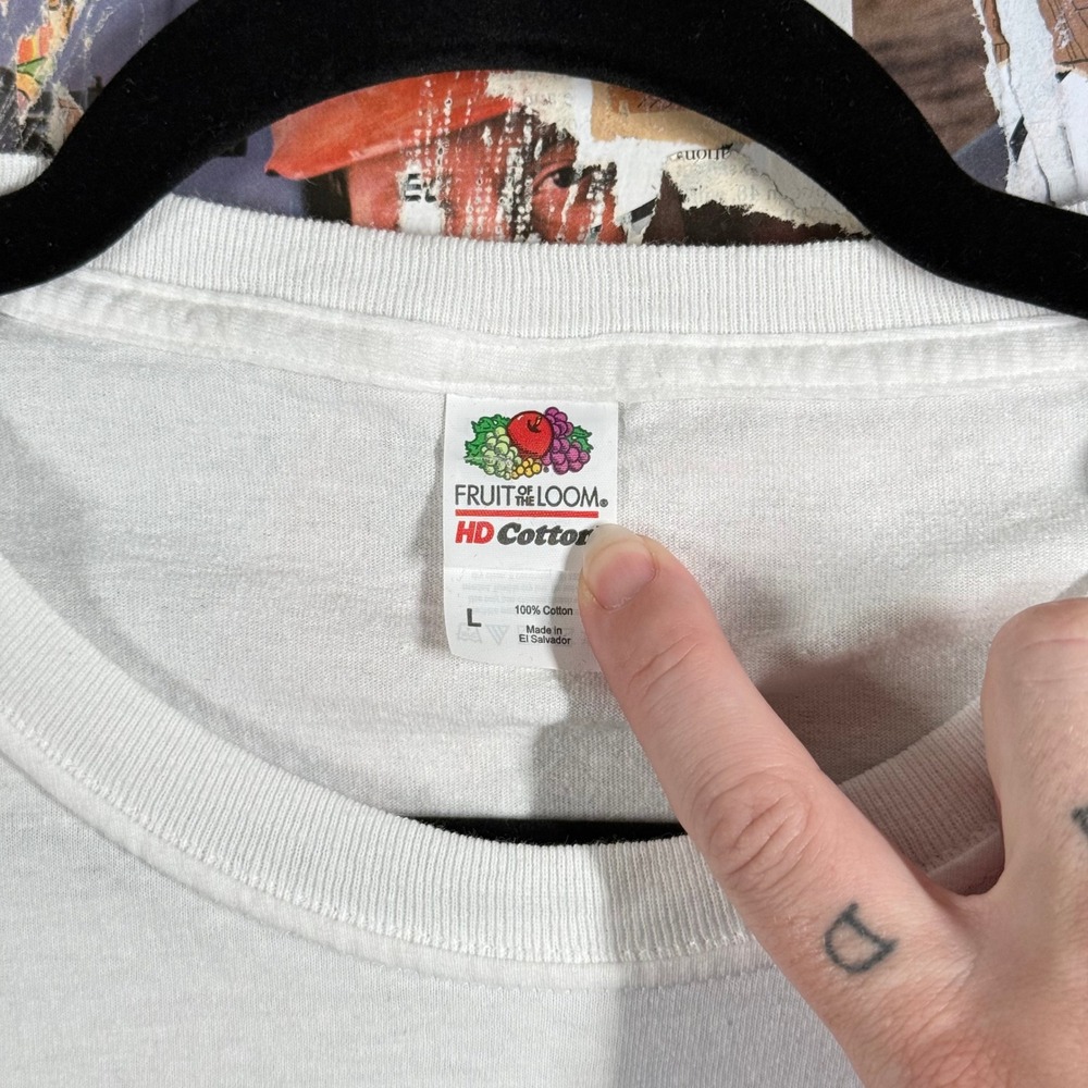 Fruit Of The Loom Send Memes White Graphic Print T Shirt‎ Large L - Picture 3 of 6